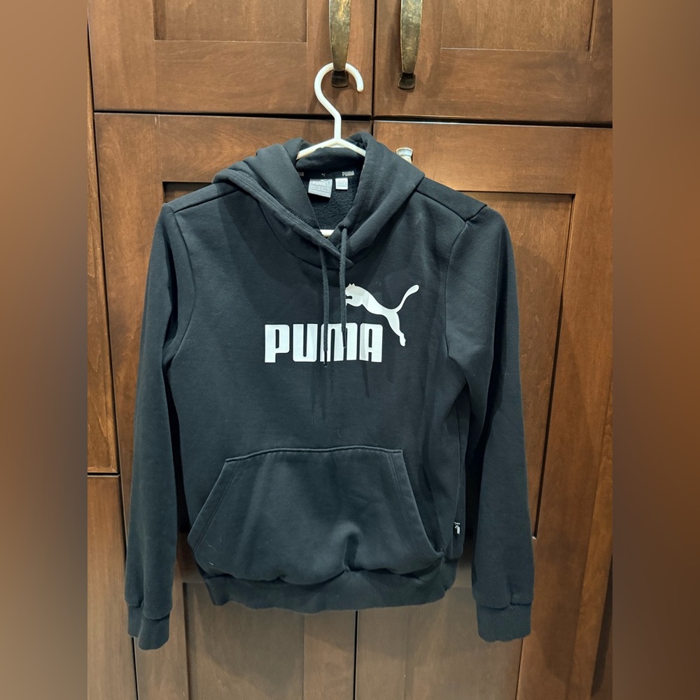 PUMA Black Sweatshirt with Logo